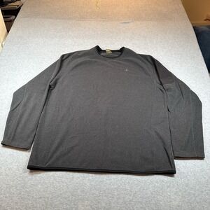 NordicTrack Fleece Mens XL Gray Sweatshirt PulloverZipper‎ Pocket Sleeve Workout